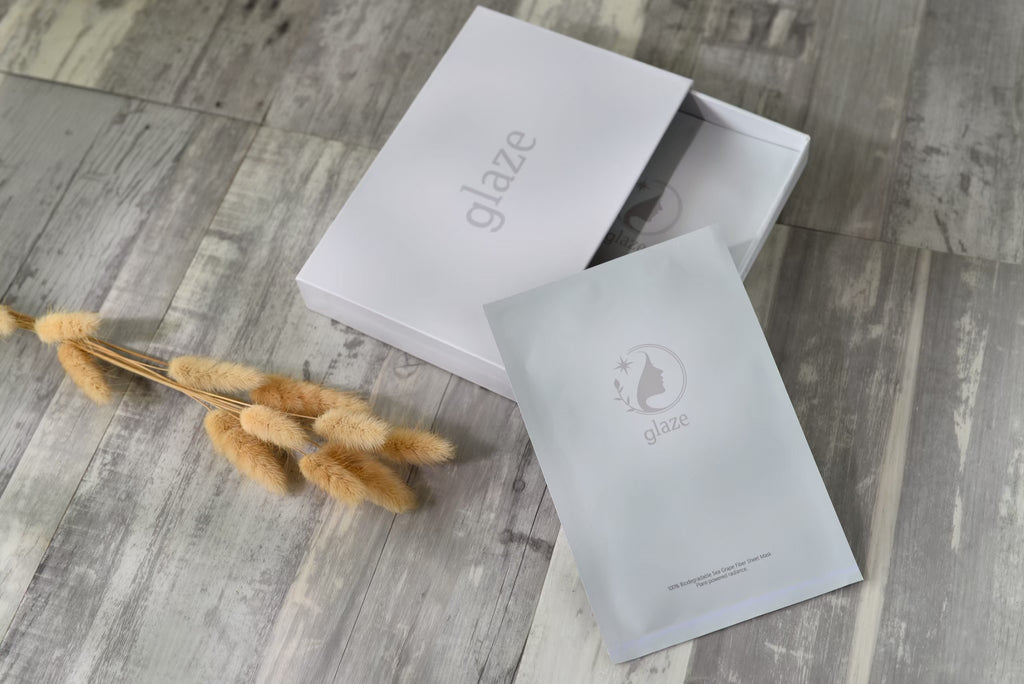 【glaze琉璃肌】山茶花植泌體x藍銅胜肽x海葡萄纖維面膜