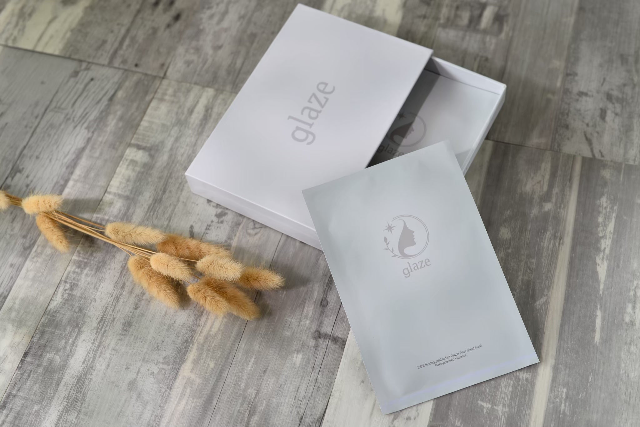 【glaze琉璃肌】山茶花植泌體x藍銅胜肽x海葡萄纖維面膜