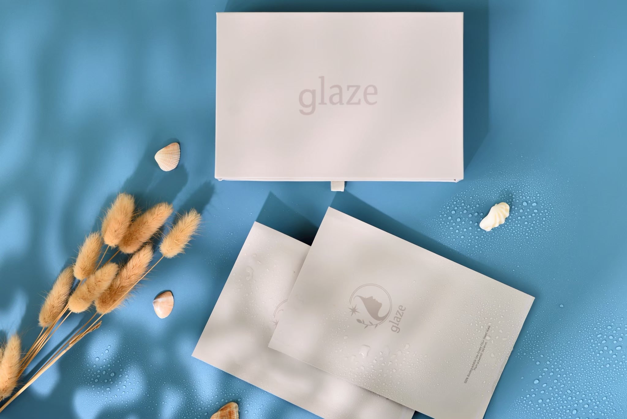 【glaze琉璃肌】山茶花植泌體x藍銅胜肽x海葡萄纖維面膜